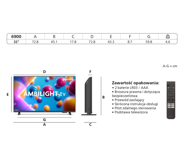 Philips 32PFS6900 32" LED FullHD Titan OS - 1357125 - zdjęcie 7
